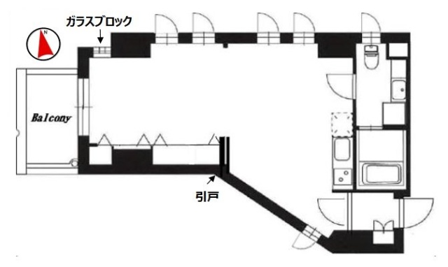 フェリーチェ恵比寿302 間取り図