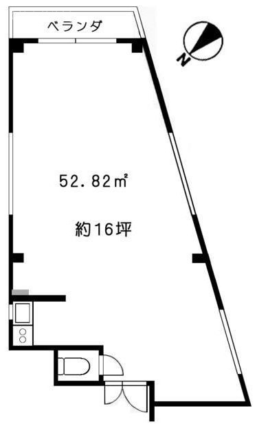 田代ビル202 間取り図