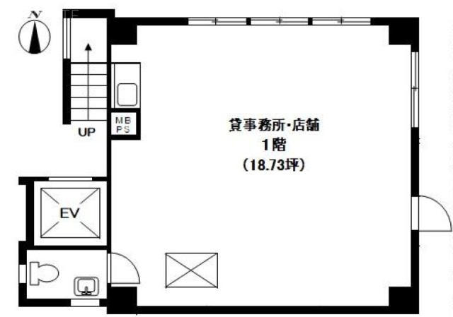 安井ビル1F 間取り図