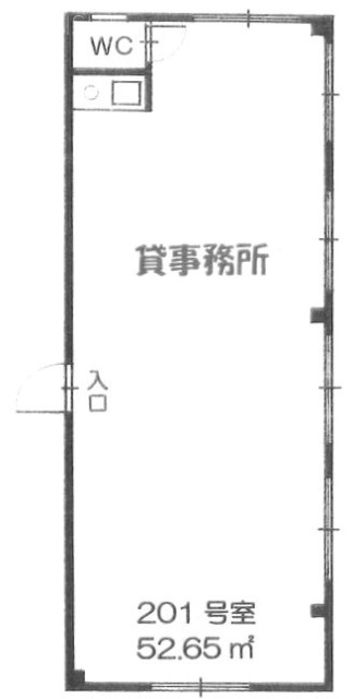 東輝ビル201 間取り図