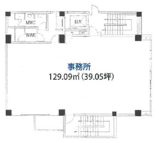 JBTV五番町4F 間取り図