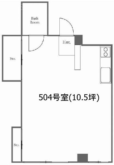 ニュー東和ビル504 間取り図