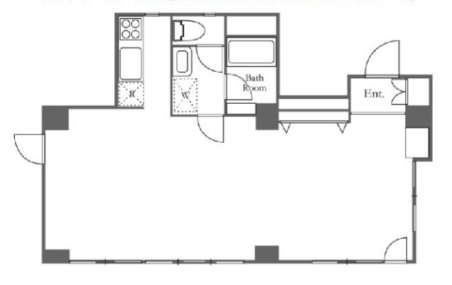 HKビル7F 間取り図