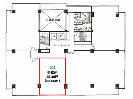 メットライフ柏ビルC 間取り図