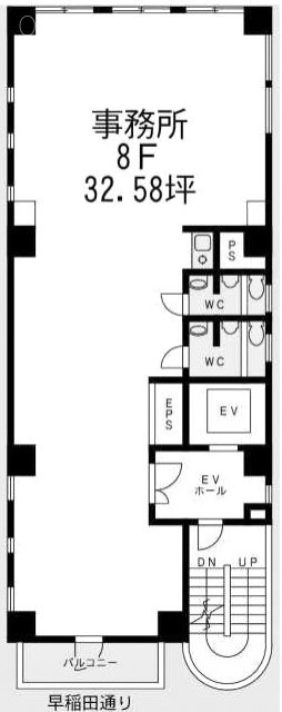 MFビル8F 間取り図