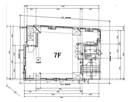 レイフォリア人形町ビル7F 間取り図