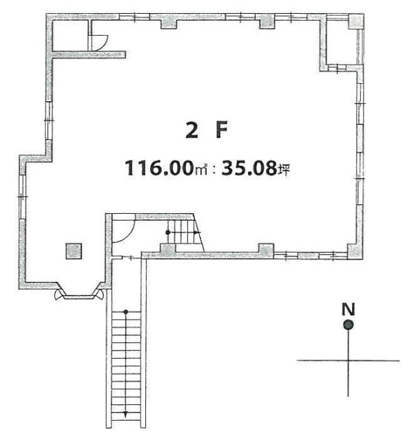 プルミエビル2F 間取り図