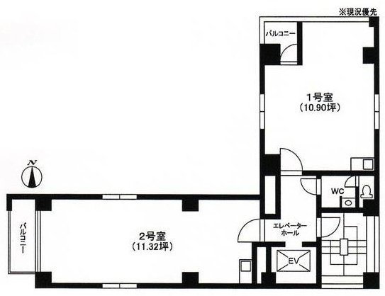 水作ビル202 間取り図