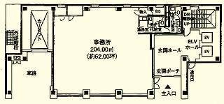 神田進興ビル1F 間取り図