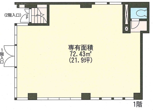 J4 NAGAO (リーラ原宿)ビル1F 間取り図