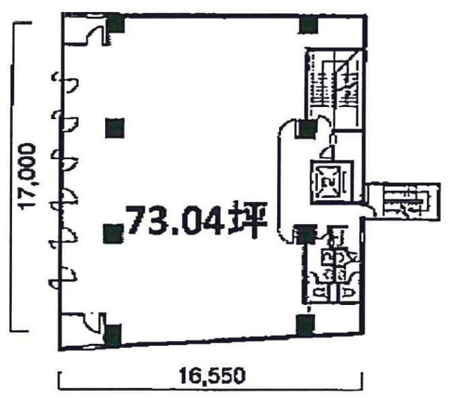 オーキッドプレイス田町ビル4F 間取り図