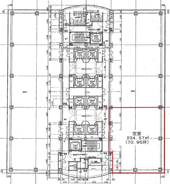 センシティタワー14F 間取り図