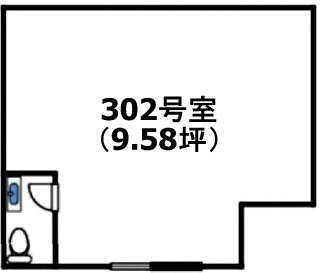 コンチネンタル赤坂Ⅲビル302 間取り図