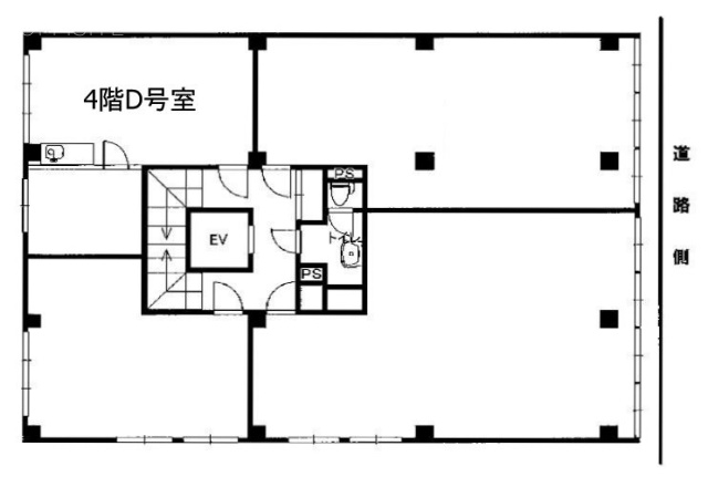 八重洲5の5ビルD 間取り図