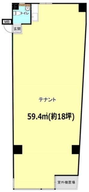 はやしやビル302 間取り図