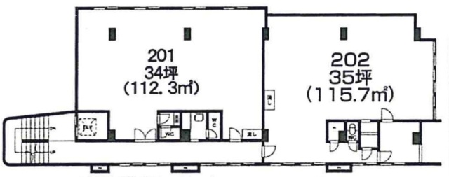 織田ビル201 間取り図