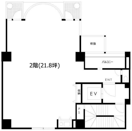 六甲池袋プラザ2F 間取り図