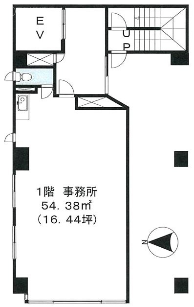 太陽ビル1F 間取り図