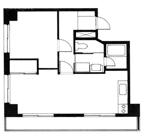 ミツワマンション903 間取り図
