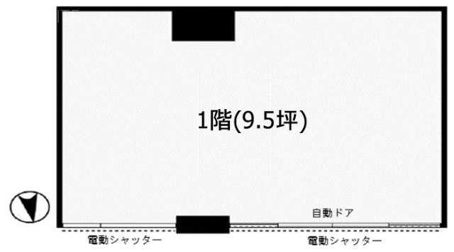 マルシンビル1F 間取り図