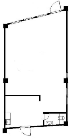 山栄ビル1F 間取り図