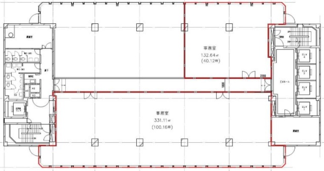 日土地内幸町ビル5F 間取り図