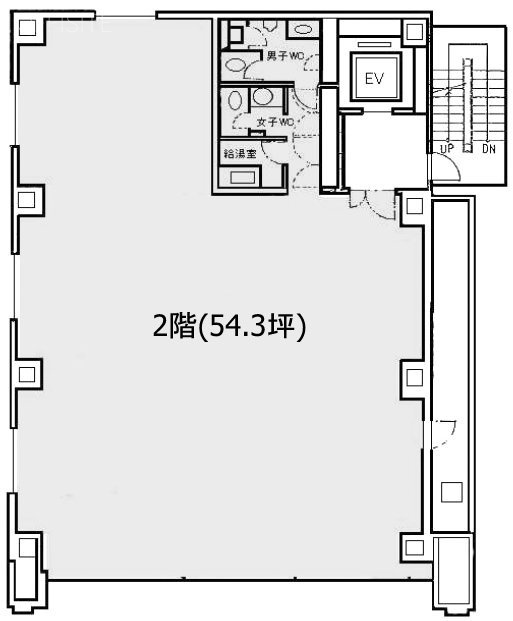 虎ノ門桜田通ビル2F 間取り図