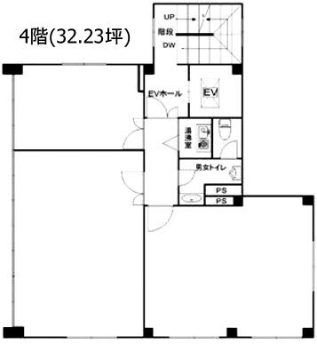 協栄ビル4F 間取り図