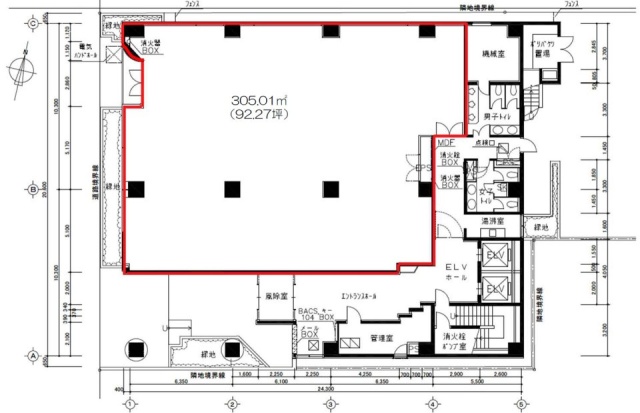 第3須三(スサン)ビル1F 間取り図