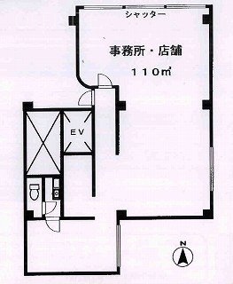 メゾン小野ビル1F 間取り図