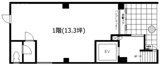 五城ビル1F 間取り図