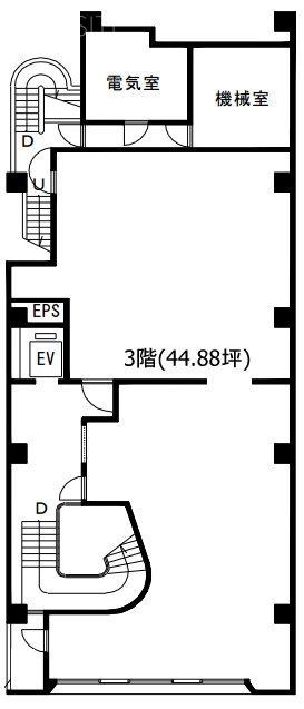 第38東京ビル3F 間取り図