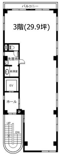 ラレーブ鶴見3F 間取り図