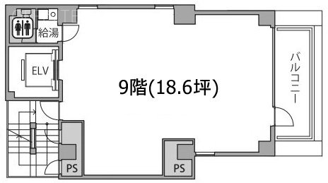 日比谷パークビル9F 間取り図