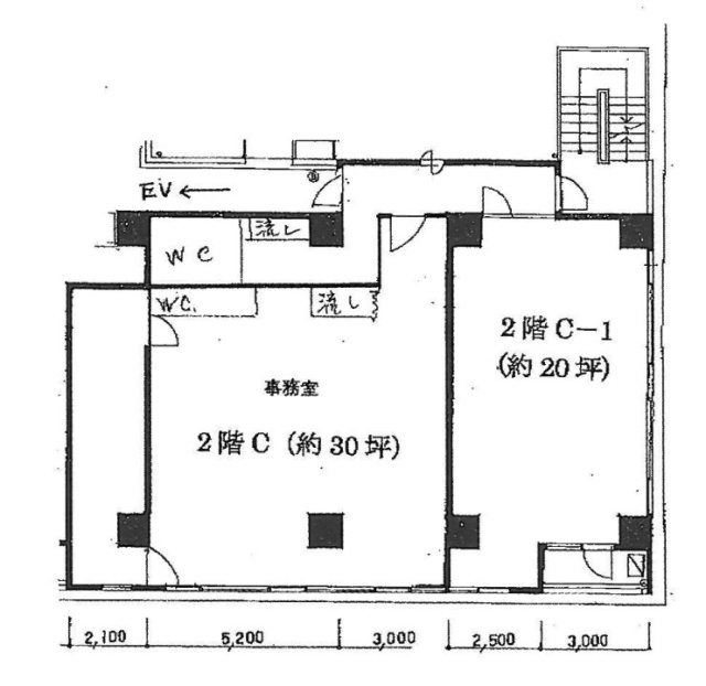 朝日飯田橋マンションC-1 間取り図