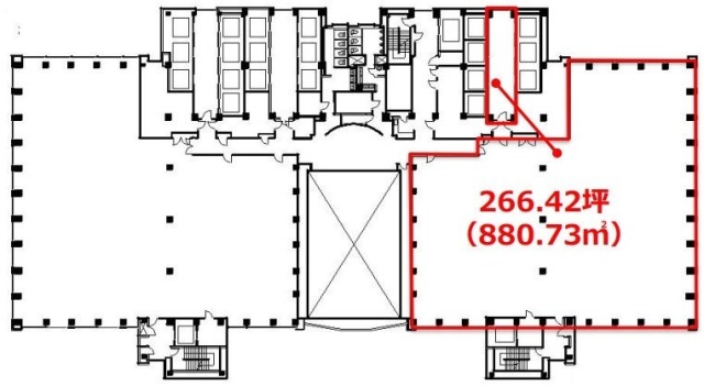 新宿マインズタワー6F 間取り図