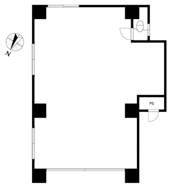 肴町旭ビル1F 間取り図