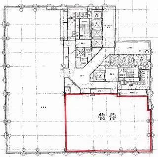 日土地西新宿ビル19F 間取り図