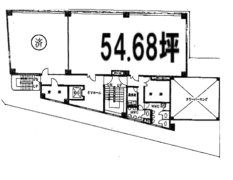 第2米林ビル8F 間取り図