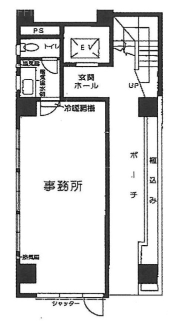 阿部ビル1F 間取り図