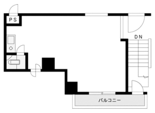 本八幡駅西口ビル403 間取り図