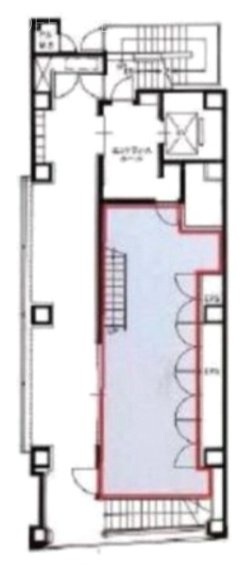 タチバナ日比谷ビル1F 間取り図