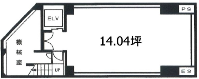 ニューギンザ11号館ビルB1F 間取り図