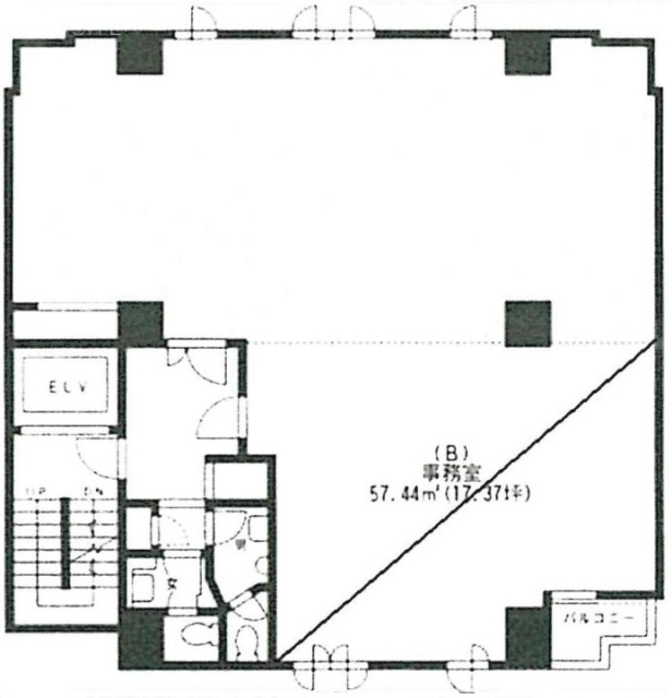 横浜O・TビルA 間取り図