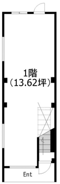 千本木ビル1F 間取り図