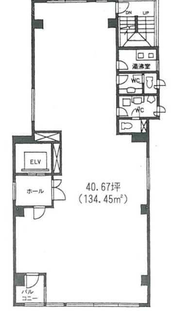 大矢ビル2F 間取り図