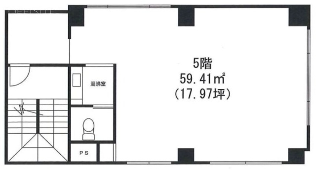 リブラ東日本橋Ⅵビル5F 間取り図