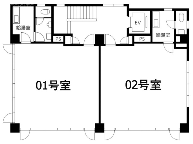 堀越第一ビル301 間取り図