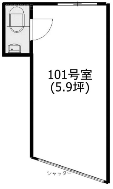 アーク新中野101 間取り図