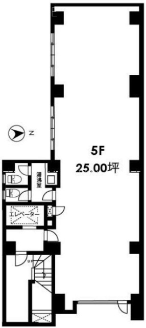 高田ビル5F 間取り図